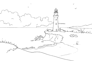 Dibujos para imprimir y colorear: Faros para colorear Dibujos para imprimir y colorear: Faros para colorear