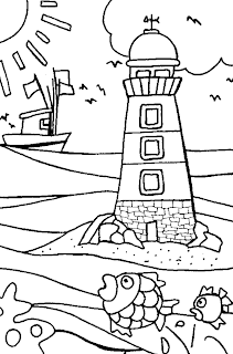 Dibujos para imprimir y colorear: Faros para colorear Dibujos para imprimir y colorear: Faros para colorear