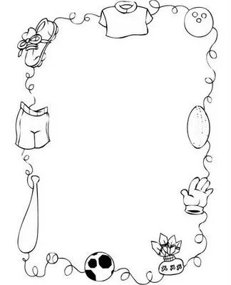 Dibujos para imprimir y colorear: Marcos para colorear Dibujos para imprimir y colorear: Marcos para colorear
