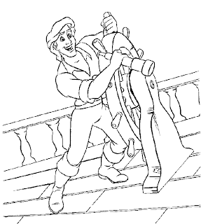 Dibujos para imprimir y colorear: Marineros para colorear