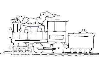 Dibujos para imprimir y colorear: Trenes para colorear Dibujos para imprimir y colorear: Trenes para colorear