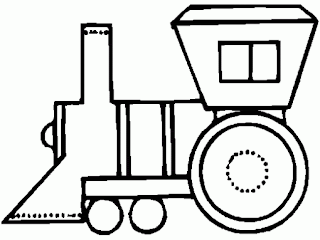 Dibujos para imprimir y colorear: Trenes para colorear