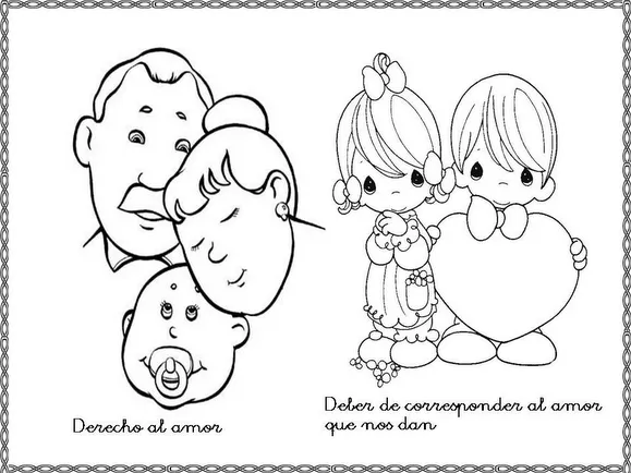 Dibujos para imprimir sobre deberes y derechos - Imagui