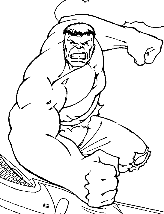 Dibujos para colorear de Hulk, increíble Hulk, la Masa, Plantillas ...