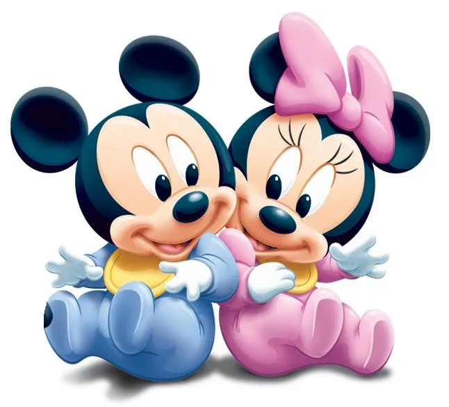 Mickey Mouse y Minnie de bebés - Imagui