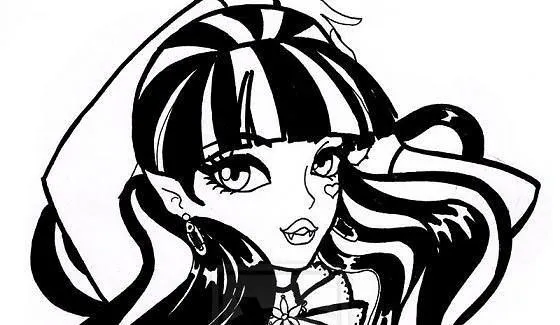 Dibujos para imprimir de monster high draculaura - Imagui