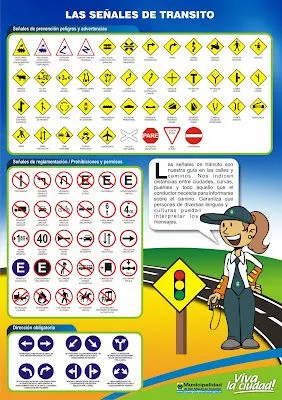 Dibujos para imprimir sobre las señales de transito - Imagui
