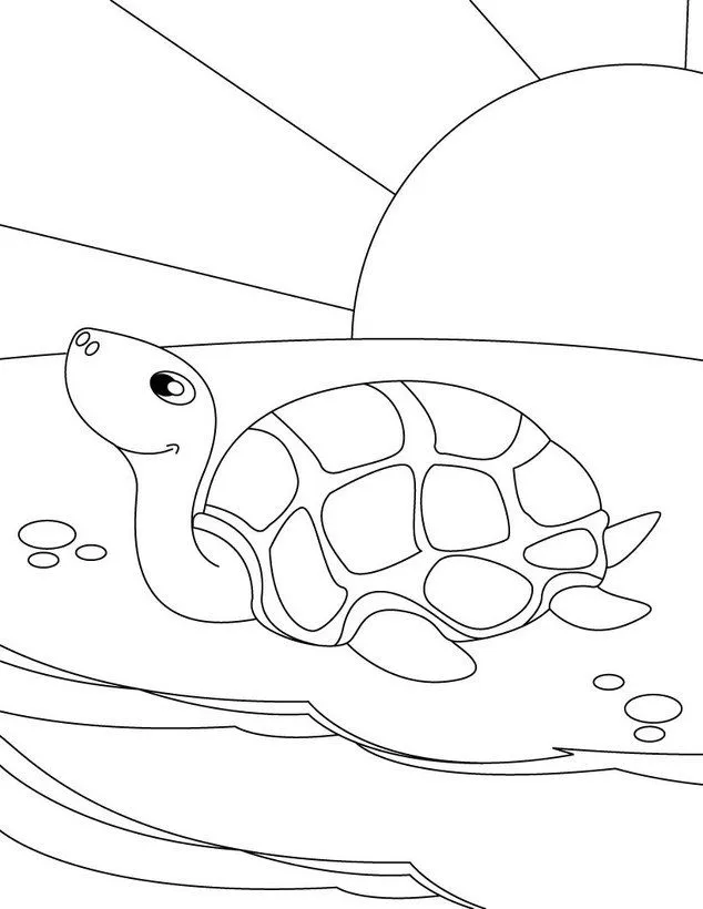 Dibujos para colorear tortuga marítima - es.hellokids.com Dibujos para colorear tortuga marítima - es.hellokids.com