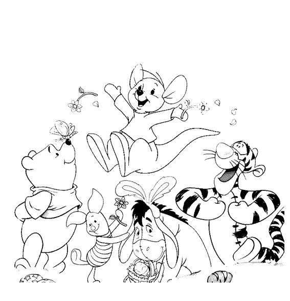 Dibujos para imprimir de Winnie The Pooh