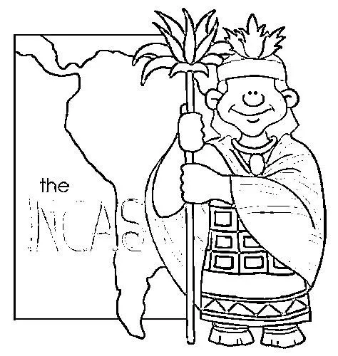 Dibujos Incas del Perú para colorear | Manualidades ...