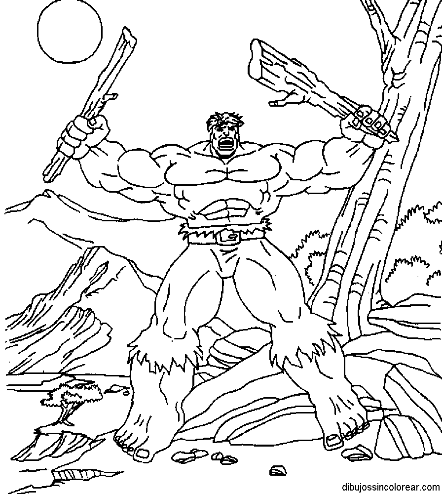 Dibujos del increible hulk - Imagui