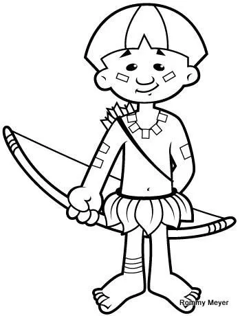 Dibujos de indigenas para niños - Imagui