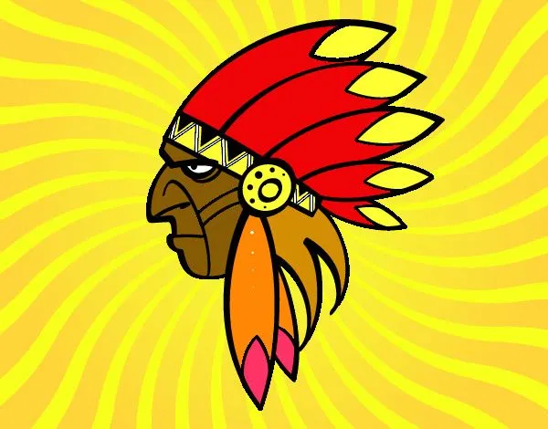 Dibujos de Indios para Colorear - Dibujos.net Dibujos de Indios para Colorear - Dibujos.net
