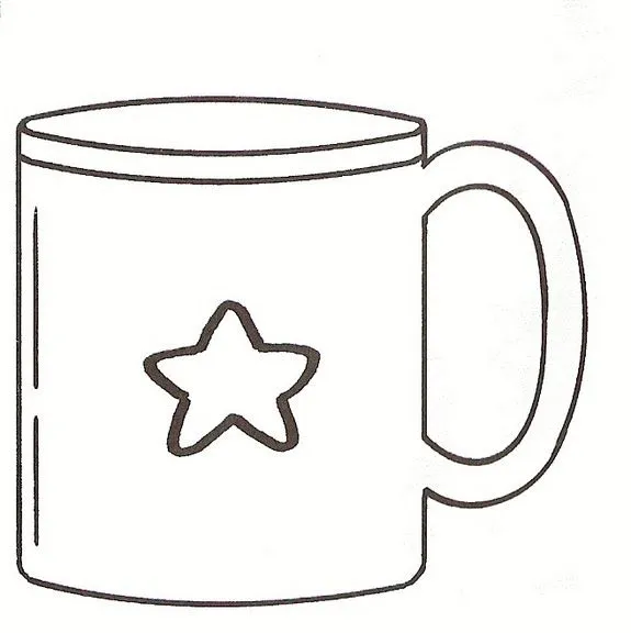 Dibujos infantiles: Dibujo infantil tacita