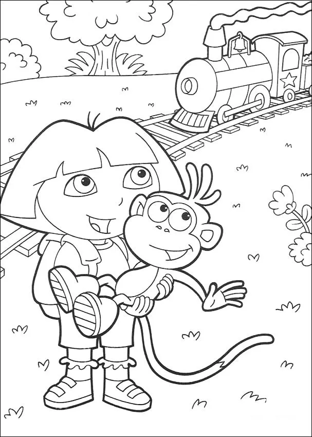 DIBUJOS INFANTILES DE DORA LA EXPLORADORA PARA COLOREAR E IMPRIMIR ... DIBUJOS INFANTILES DE DORA LA EXPLORADORA PARA COLOREAR E IMPRIMIR ...