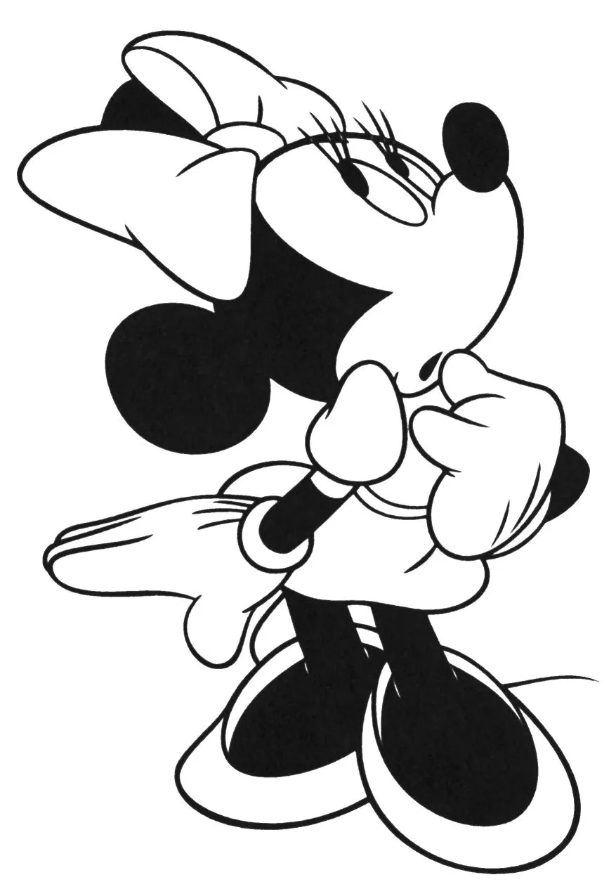 Dibujo minnie para colorear - Dibujos para colorear - IMAGIXS Dibujo minnie para colorear - Dibujos para colorear - IMAGIXS