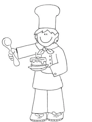 DIBUJOS INFANTILES DE OFICIOS PARA COLOREAR