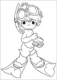 Dibujos infantiles de precious Moments para colorear | Solountip. Dibujos infantiles de precious Moments para colorear | Solountip.