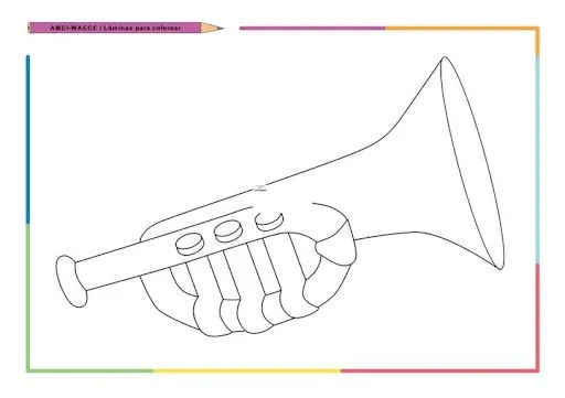 DIBUJOS DE INSTRUMENTOS MUSICALES PARA COLOREAR Y PINTAR DIBUJOS DE INSTRUMENTOS MUSICALES PARA COLOREAR Y PINTAR