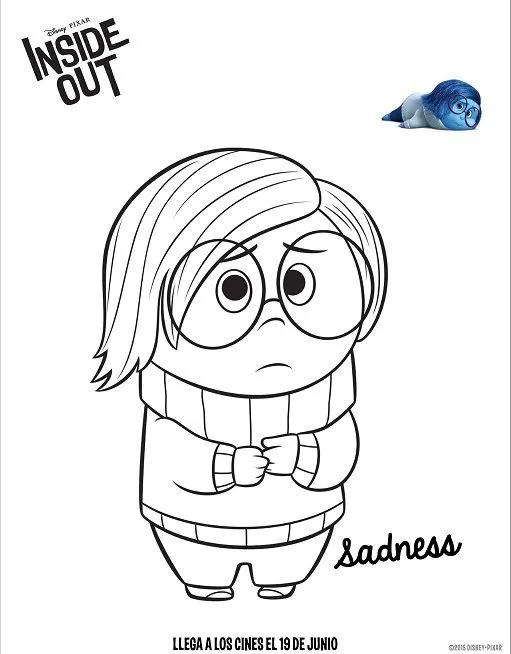 Dibujos de Intensamente para colorear | Todo Peques Dibujos de Intensamente para colorear | Todo Peques
