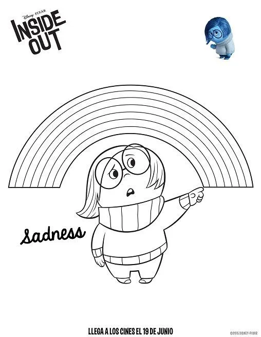 Dibujos de Intensamente tristeza para colorear | intensamente ... Dibujos de Intensamente tristeza para colorear | intensamente ...