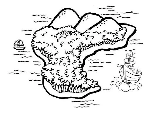 PINTAR ISLAS CON PALMERAS