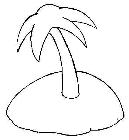 DIBUJOS DE ISLAS PARA COLOREAR