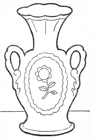 Dibujos de jarrones para colorear - Imagui