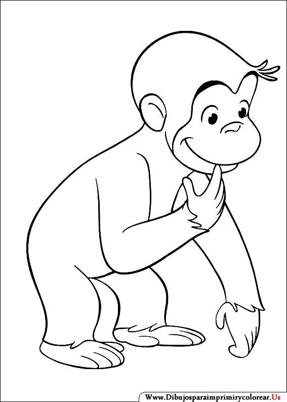 Dibujos De Jorge El Curioso Para Imprimir Y Colorear Jorge Se Dedica A