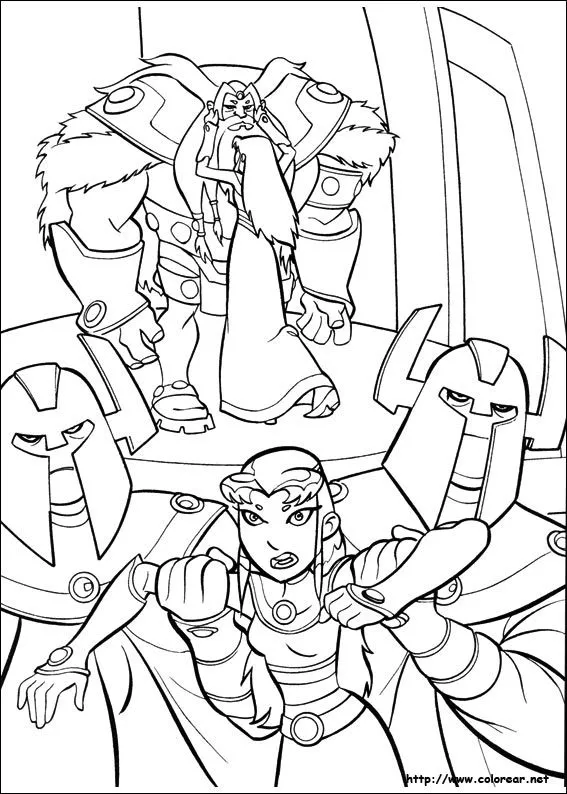 Dibujos de Los Jóvenes Titanes para colorear en Colorear.net Dibujos de Los Jóvenes Titanes para colorear en Colorear.net