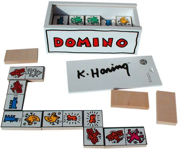 Dominó para niños de Keith Haring - Juguetes Dominó para niños de Keith Haring - Juguetes