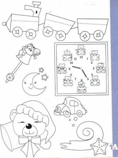 DIBUJOS DE JUGUETES Y OBJETOS PARA COLOREAR