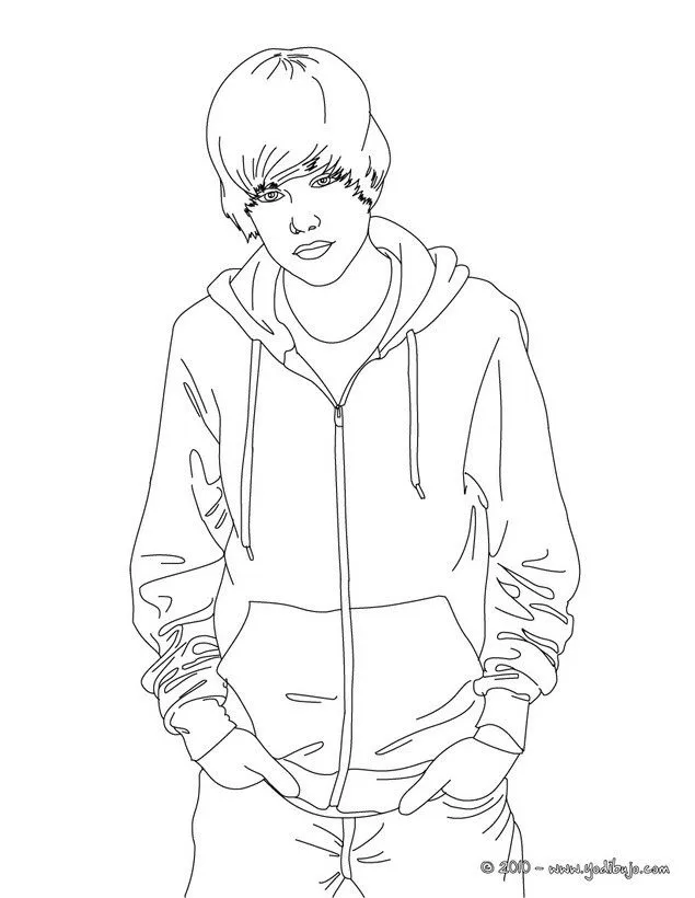 Dibujos de JUSTIN BIEBER para colorear - para las fans de Justin ... Dibujos de JUSTIN BIEBER para colorear - para las fans de Justin ...