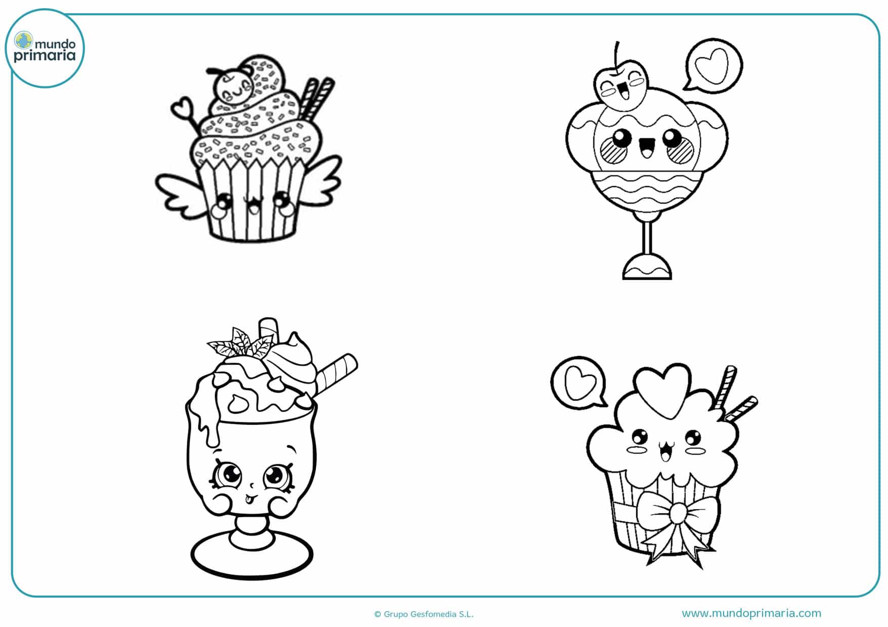 ▷ Dibujos Kawaii para Colorear 【Listos para Imprimir】 ▷ Dibujos Kawaii para Colorear 【Listos para Imprimir】