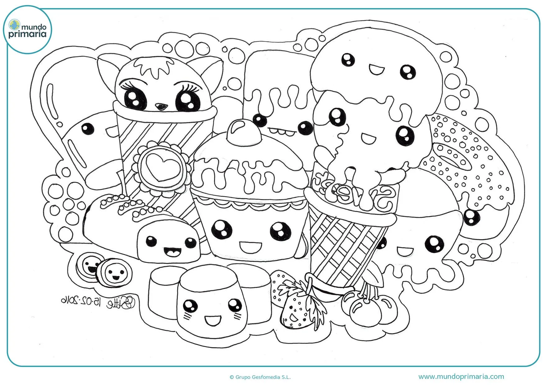 ▷ Dibujos Kawaii para Colorear 【Listos para Imprimir】 ▷ Dibujos Kawaii para Colorear 【Listos para Imprimir】