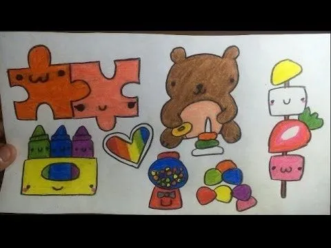 DIBUJOS KAWAII! (TUTORIAL) - Consejosjavier - YouTube