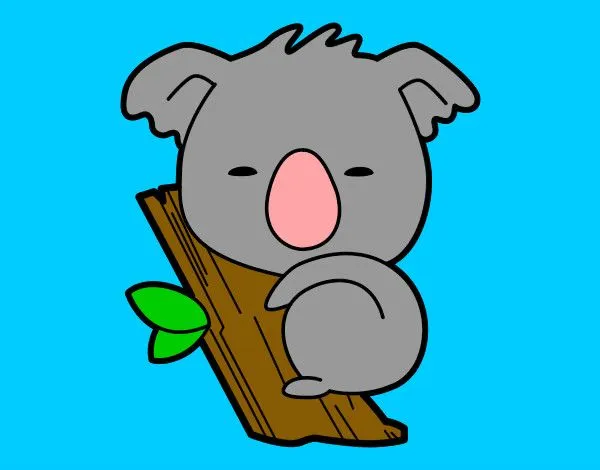 Dibujos de Koalas para Colorear - Dibujos.net Dibujos de Koalas para Colorear - Dibujos.net