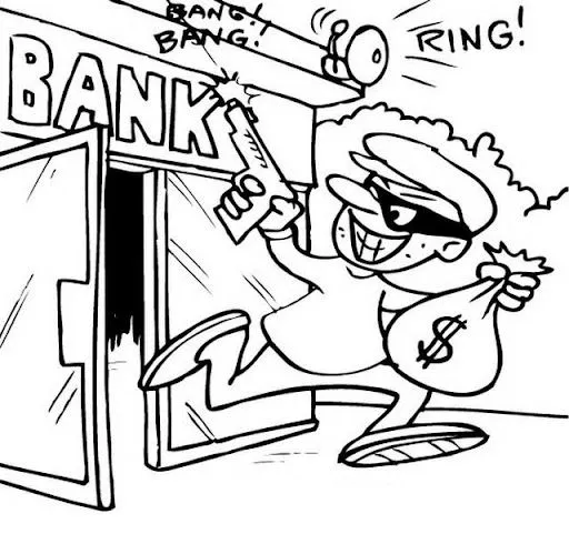 DIBUJOS DE LADRONES PARA COLOREAR | Dibujos para colorear DIBUJOS DE LADRONES PARA COLOREAR | Dibujos para colorear