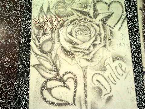 Dibujos a lapiz 3D corazones - Imagui