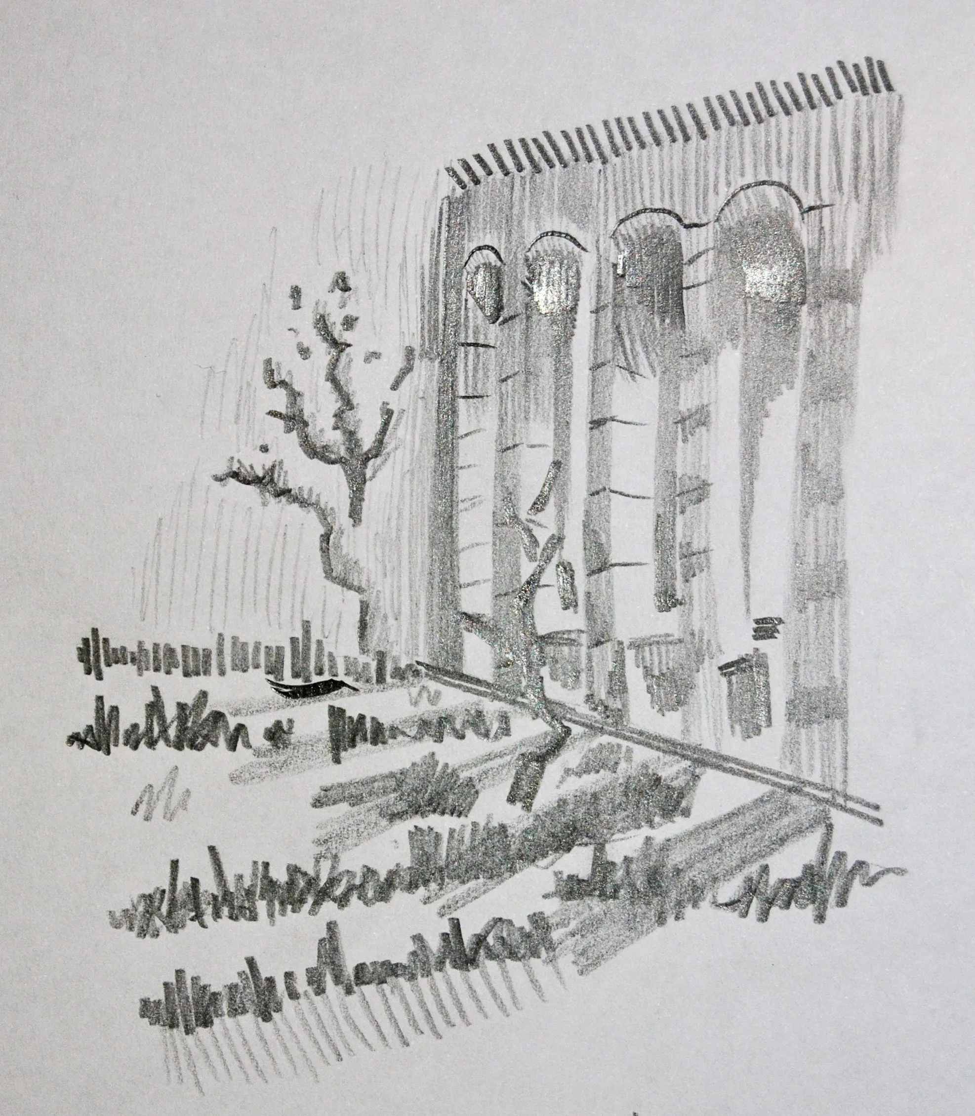 Dibujos a lápiz blando II | Imaginación Arquitectónica Dibujos a lápiz blando II | Imaginación Arquitectónica