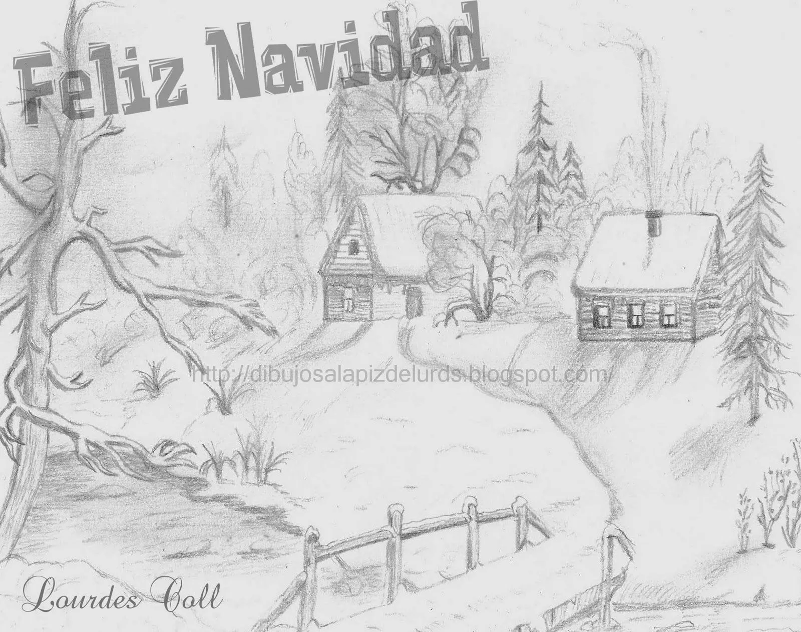 Mis dibujos a lápiz: desembre 2011