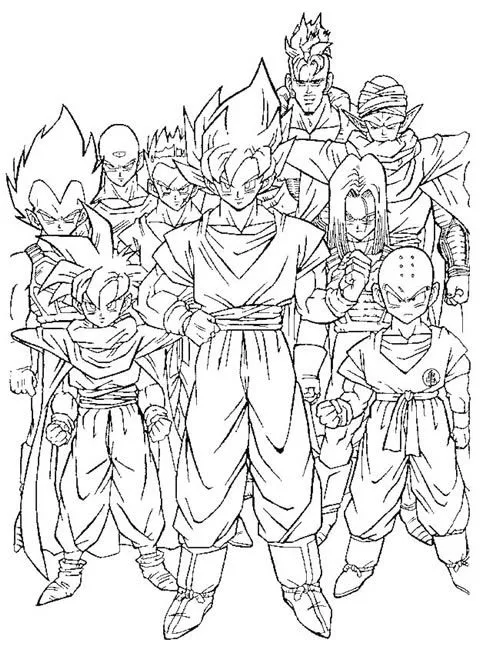 dibujos a lapiz de dragon ball z faciles (2) - Dibujos a lapiz