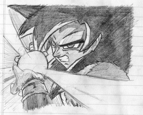 Dibujos a lapiz de Dragon Ball Z faciles | Dibujos a lapiz