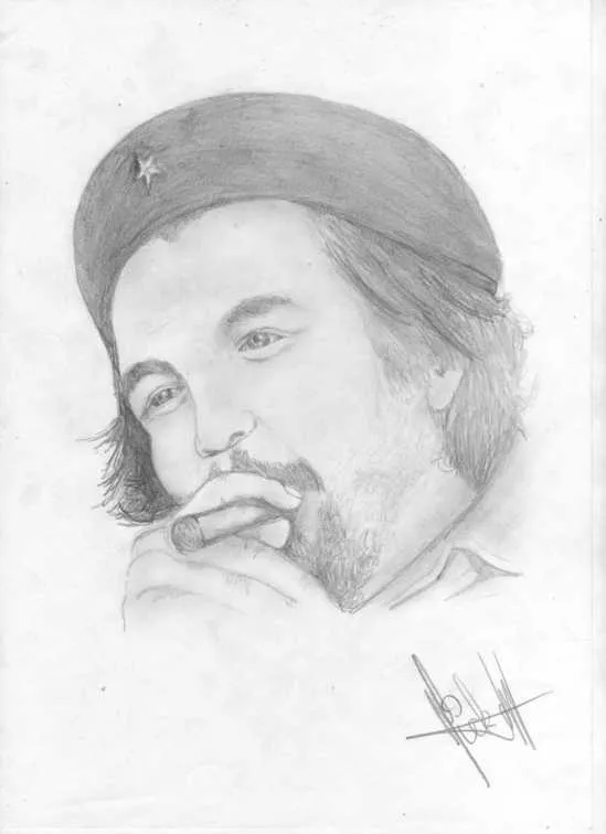 Dibujos a lapiz del che guevara - Imagui