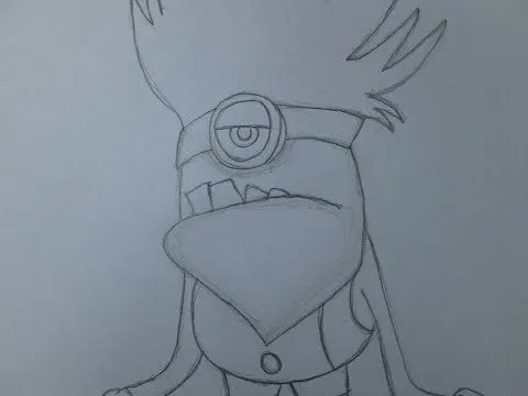 Dibujos a lapiz minions - Imagui