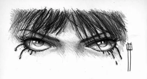Dibujos a lapiz ojos con lagrimas - Imagui