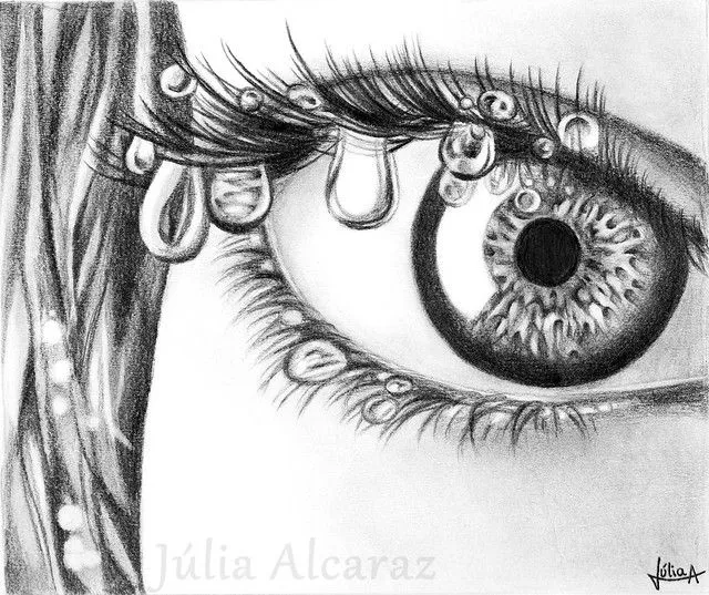 Dibujos a lapiz ojos con lagrimas - Imagui