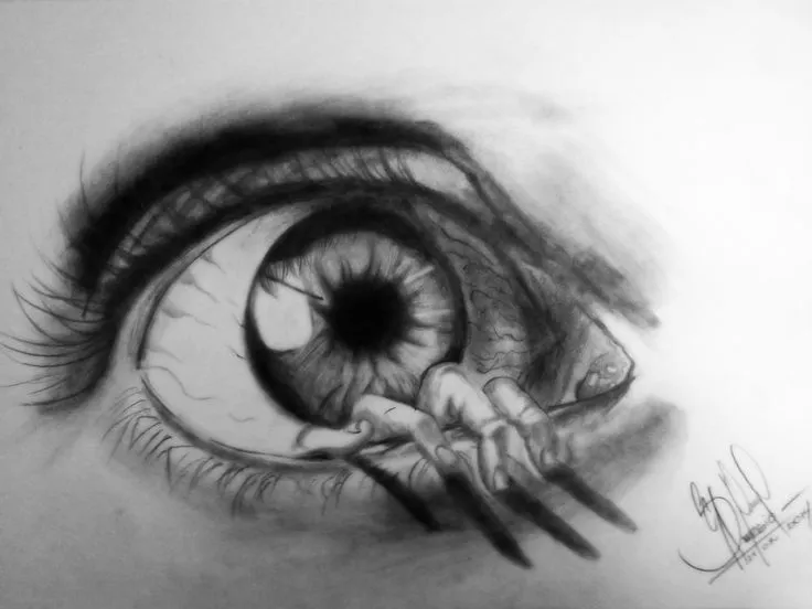 Ojo a lapiz 3d realista | Dibujos a lapiz | Pinterest