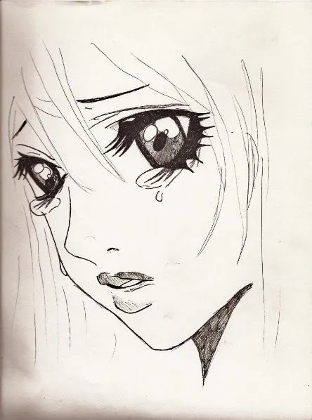 Imagenes de animes tristes para dibujar - Imagui