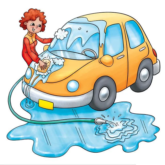 Dibujos lavando autos - Imagui